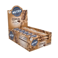 Nutry Barra De Cereais Bolo De Chocolate 22G - Display Com 24 Unidades - Com 3 Cereais E Cacau