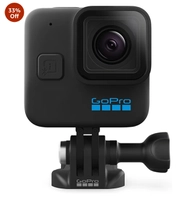 GoPro HERO11 Black Mini - Câmera de Ação Compacta à prova d'água 10m, Vídeo Ultra HD 5.3K60, Captura de quadros de 24,7MP, Transmissão ao vivo