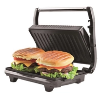 Sanduicheira e Grill Britânia Press Inox - Preto/Inox | R$ 117