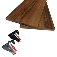 Kit 6 peças - Prateleira Dicarlo Mdp Suporte Bico De Tucano 60x25 Cor Nogueira