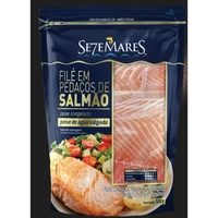 Filé em Pedaços de Salmão SE7E MARES 500g