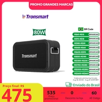 [Do Brasil/App/Moedas R$ 450] Caixa de Som Tronsmart Force Max 80W Bluetooth à prova d'água