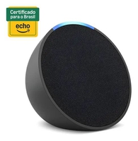 Echo Pop Smart Speaker Amazon Cor Preto C2H4R9