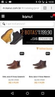 [Kanui] 2 Botas em diversos modelos por R$199 