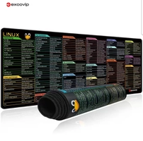 [Moedas R$13,45] EXCO-Linux Comandos Line Mouse Pad, Mousepad Grande, Atalhos para Red Hat, Ubuntu OpenSUSE, Arch, Debian, Programmer Desk Mat