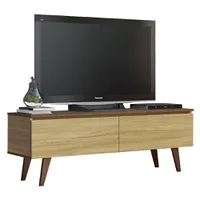 Rack para TV até 55 Polegadas Madesa Le Mans 2 Portas Rustic/Carvalho - | R$ 260