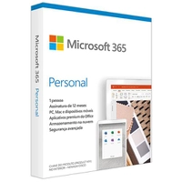 Microsoft 365 Personal Assinatura Anual para 1 Usuário com 1TB nuvem