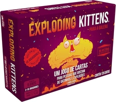 Exploding Kittens Para A Galera, Jogo de Cartas para Amigos, 2 a 10 jogadores