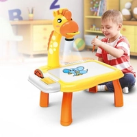 Mesa Lousa com Projetor e Música - Amarela