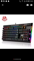 Redragon k580 vata teclado de jogo mecânico rgb led retroiluminado R$ 141