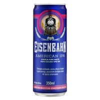 Cerveja Eisenbahn American IPA escura lata 350ml