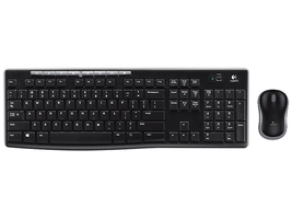 Kit Teclado e Mouse Sem Fio Wireless - Logitech MK270 - R$95