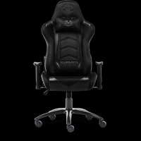 Cadeira Gamer Elements VEDA NEMESIS Suede Preta Alto Padrão