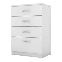 Cômoda Demóbile Astral com 4 Gavetas - Branco