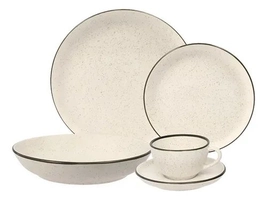 Aparelho De Jantar 20 Peças Oxford Flat Duna