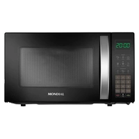 Micro-ondas Mondial de Mesa 21 Litros Preto com 1200W MO-01-21-B 127V 220V