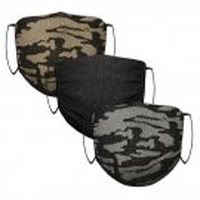 Kit 3 Máscaras Zorba Microfibra ZMSK Dourado/Preto/Cinza Único