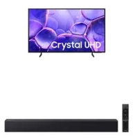 Samsung Smart TV 43" Crystal UHD 4K U8100F + Soundbar HW-B400F Combo