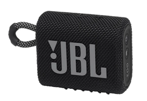 Caixa de Som Portátil JBL Go 3 com Bluetooth, À Prova de Poeira e Água