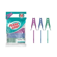 Prendedor de Roupas Bailarina 12un Flash Limp