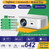 [Envio BR] Projetor TD92 Pro Wi-Fi 1920x1080p, com Android e Espelhamento de Tela, 6500 Lumens