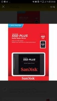 Ssd Sandisk Plus 2.5´ Sata Iii 480GB Sdssda-480G-G26 - R$468
