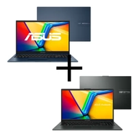 Notebook ASUS Vivobook 15 X1504ZA-NJ1217 Quiet Blue + Notebook ASUS Vivobook Go 15 E1504FA-NJ1290 Mixed Black