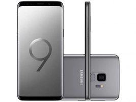 [AME R$ 1.597,00] Smartphone Samsung Galaxy S9 Dual Chip Android 8.0 Tela 5.8" Octa-Core 2.8GHz 128GB 4G Câmera 12MP - Cinza