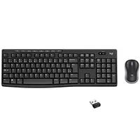 Combo Teclado e Mouse sem fio Logitech MK270  A Vista 