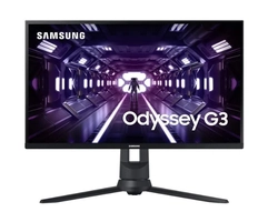 Monitor Gamer Samsung Odyssey 24" FHD, 144 Hz, 1ms, HAS, HDMI, DP, VGA, Freesync, G3