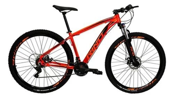 Bicicleta Aro 29 Everest 24v Quadro 21 Laranja