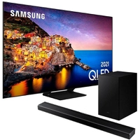 Combo Samsung Smart TV 55" QLED 4K 55Q70A, Modo Game + Soundbar HW-Q60