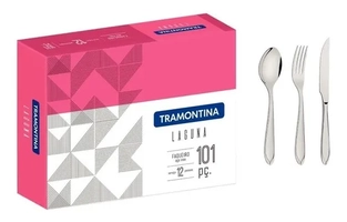 Faqueiro 101 Peças Aço Inox Laguna Tramontina