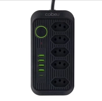 [App| R$22,50 MOEDAS] Extensão Coibeu com entradas 10A e USB - 2m