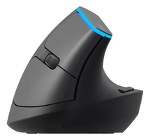 Mouse Sem Fio Wireless Ergonomico Aplus Ergos 433 Preto