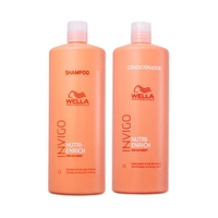 Kit Wella Invigo Nutri Enrich - Shampoo 1000 ml e Condicionador 1000 ml - Wella Professionals