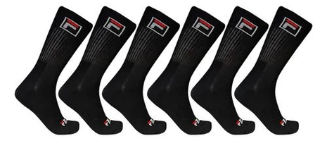 Kit 6 Meias Cano Alto Longo Esporte Algodão