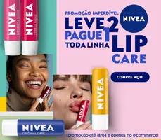 Leve 2 pague 1 | Lip Care Nivea | R$8 cada