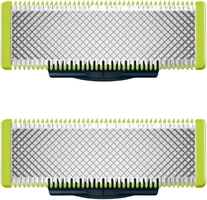 (PRIME) (REC) Lâminas de Reposição Originais Philips OneBlade QP220/51 Aço Inoxidável Para Raspar, Aparar e Contornar - Pacote com 2