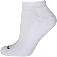 [Prime] Meia Esportiva Cano Invisível 3 Pares, Penalty, Adulto Unissex, Branco, 33-38
