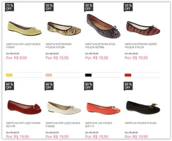 [Marisa] Sapatilhas Moleca a partir de R$ 10