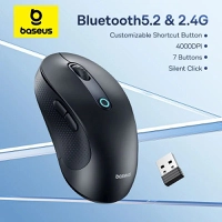 Mouse sem fio Bluetooth 5.2 4000DPI 7 botões Baseus f02