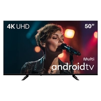 [CB Multi R$906] Smart TV 50 4K Android com Comando de Voz