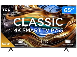 [Magazine Luiza] Smart TV 65" 4K UHD LED TCL 65P755 Wi-Fi Bluetooth 3 HDMI 1 USB 