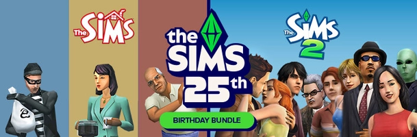 The Sims 1 e 2 [+ 26 Dlcs] + The Sims 4 ™ -  Bundle de 25 Anos no Steam