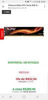 Memoria Adata XPG Flame 8GB DDR4 2666Mhz, AX4U266638G16-SBF