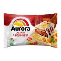 [Regional] Lasanha com Molho á Bolonhesa com Cobertura de Molho Branco e Queijo AURORA 600g