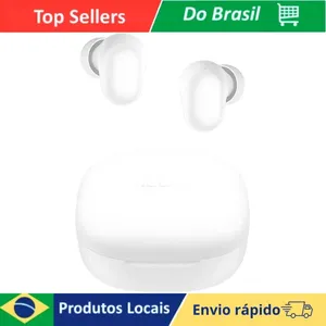 [DoBrasil] Fone Sem Fio Xiaomi Redmi Buds 6 Play Bluetooth 5.4 Ergonômico e Bateria de Longa Duração