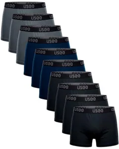 Kit 10 Cuecas Boxer Algodão Usee Brasil