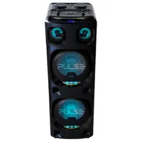 Caixa de Som Pulse SP500 com Efeito de LED, Bluetooth, FM e USB - 2200W